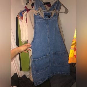 Forever 21 denim overall dress